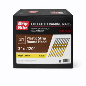 3" x .120 Framing Nails – Smooth Shank