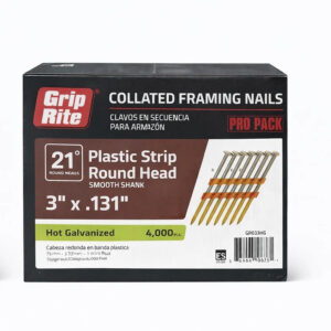 3" x .131 Framing Nails – Smooth Shank – Hot Galvanized