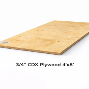 3/4" CDX Plywood – 4' x 8'