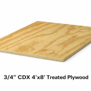 3/4" CDX Treated Plywood β 4' x 8'