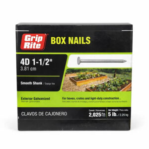 4D Box Nails β 1-1/2" β 5 lb Box