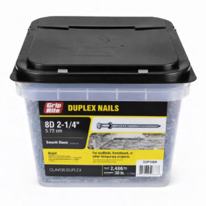 8D Duplex Nails β 2-1/4"