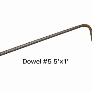 Dowel #5 Grade 60 – 5 ft x 1 ft