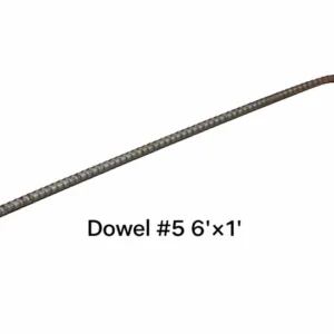 Dowel #5 Grade 60 – 6 ft x 1 ft