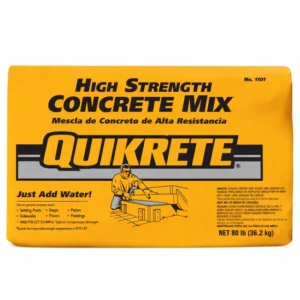 Quikrete High Strength Concrete Mix – 80 lbs