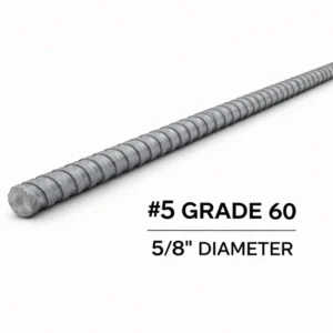 Rebar #5 Grade 60 – 5/8" x 20 ft