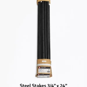 Steel Stakes 3/4" x 24" – Sold Individually