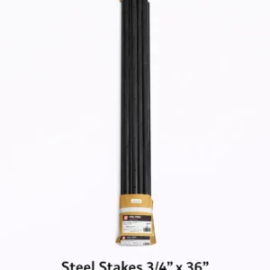 Steel Stakes 3/4" x 36" – Sold Individually